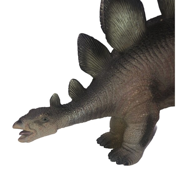 STEGOSAURUS Soft touch, Toys-R-US Xtra Large 19" Realistic Rubber DINOSAUR - Picture 4 of 11